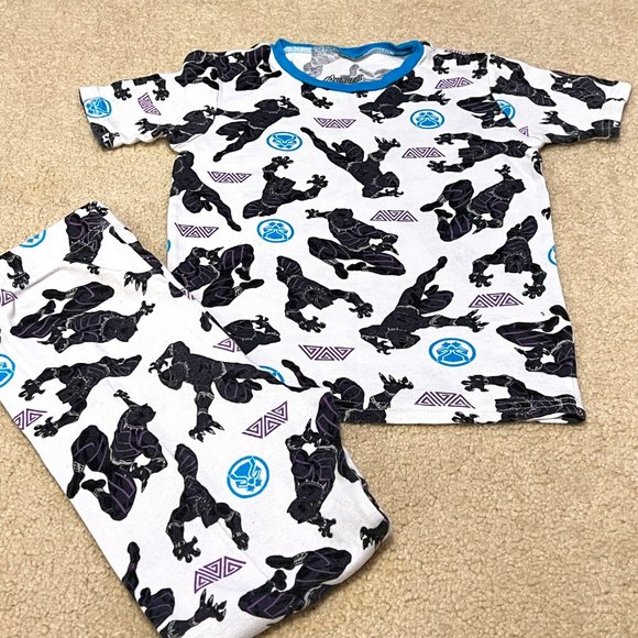 Marvel Other - Marvel Black Panther Boys Long Sleeve Pajama Set - Size 10 (Large)